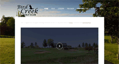 Desktop Screenshot of birdcreekgolf.com
