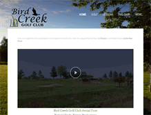 Tablet Screenshot of birdcreekgolf.com